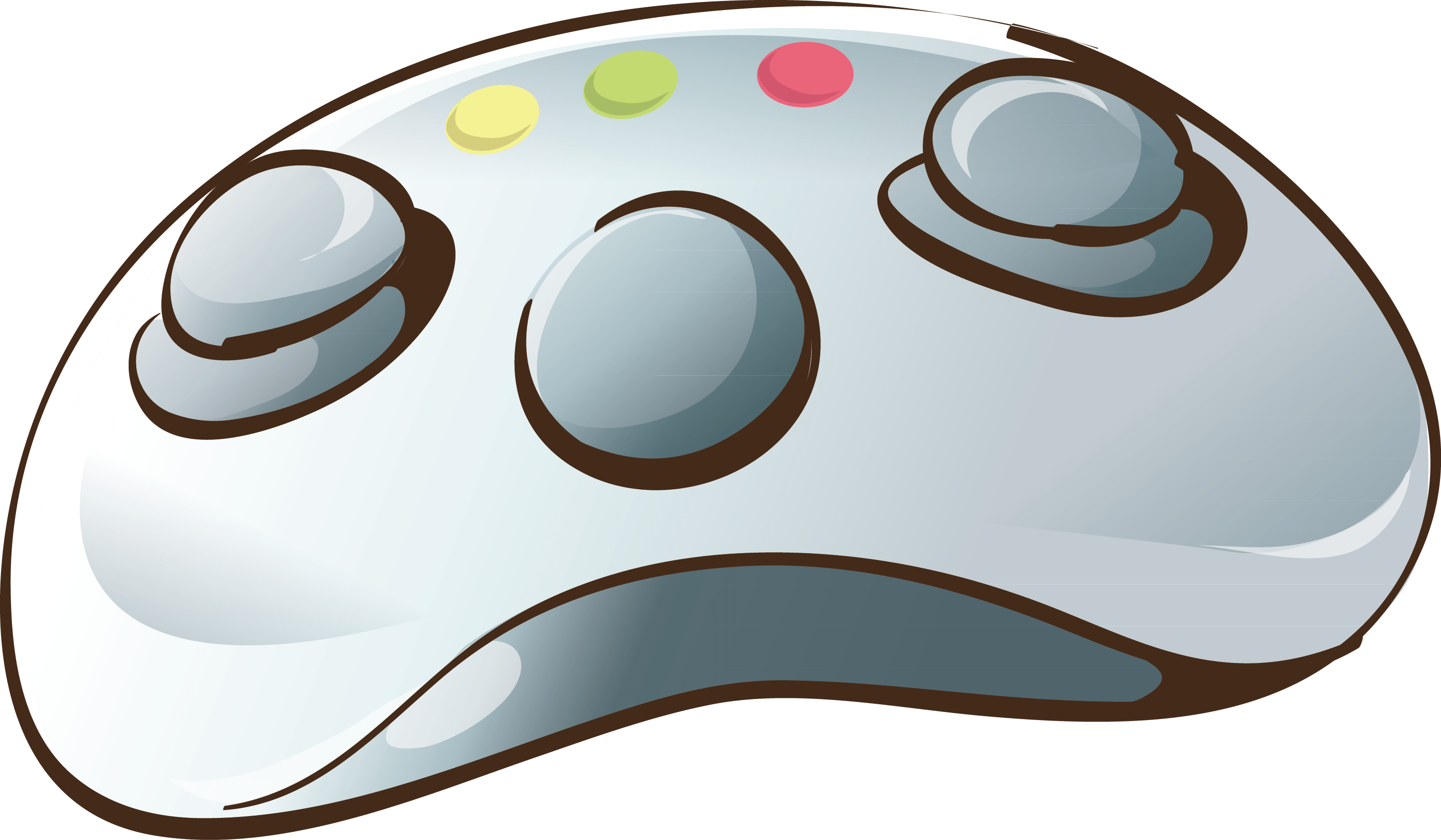 Cartoon Game Controller Mouse Decoration Vector Material - Controller Cartoon (3002x1751)