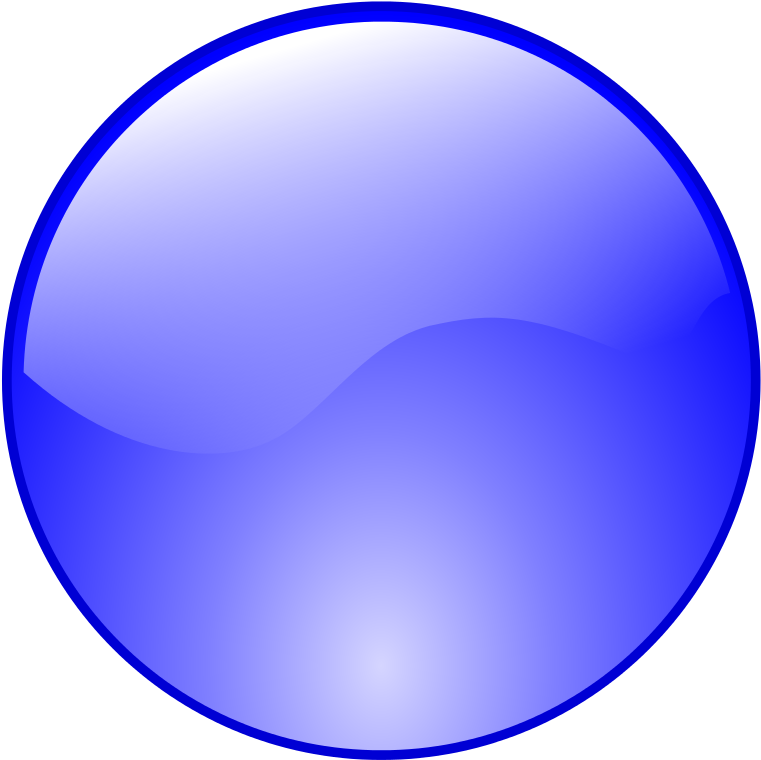 Button Icon Blue - Circle (768x768)