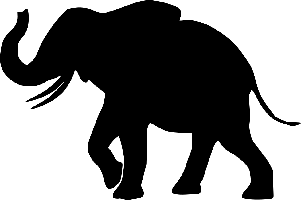 Elephant Comments - Elephant Svg File (980x654)