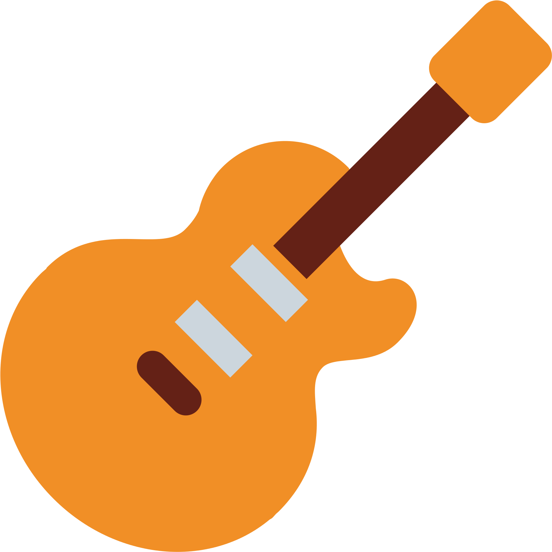 Twitter - Gitar Emojisi (2000x2000)
