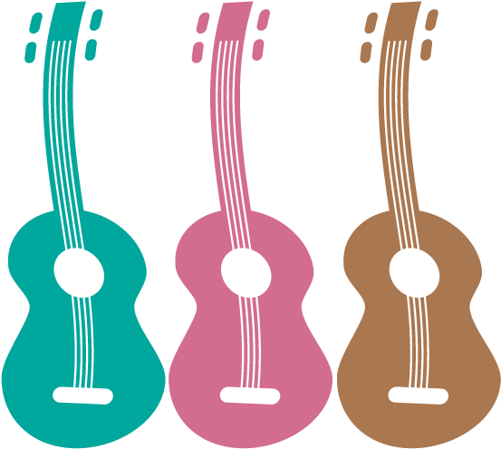 Ready To Use Vector Art - Ukulele Logo (576x577)