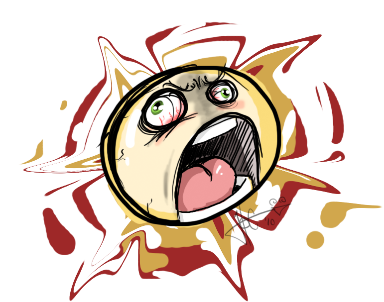 Deviant Art] - Angry Sun (779x627)