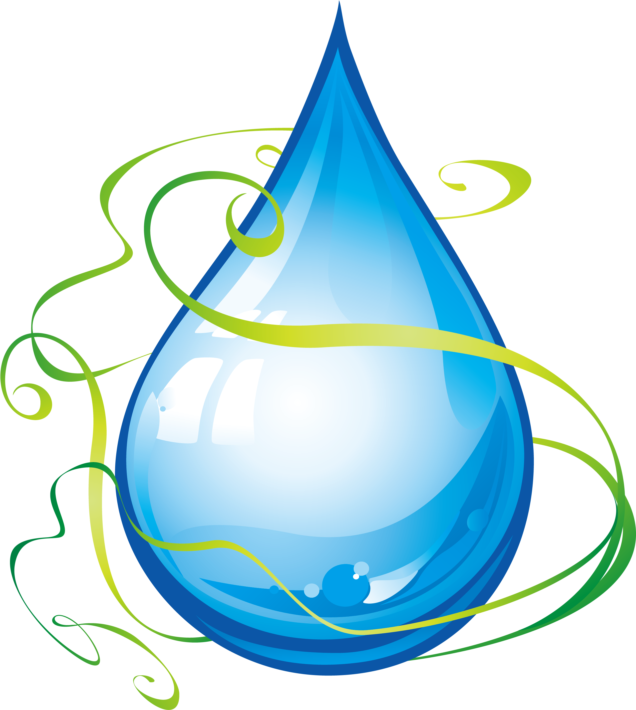 Drop Water Clip Art - Акция Вода И Здоровье (3125x3125)