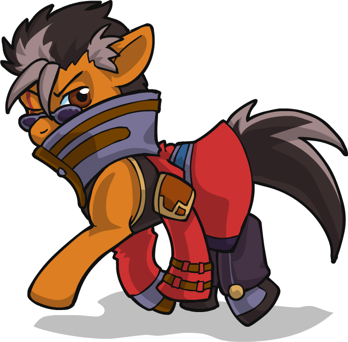 Auron Pony - Auron Chibi (685x674)
