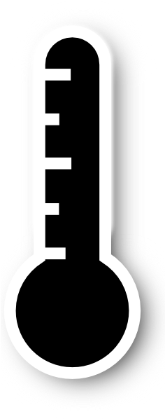 Thermometer Clipart Black (288x597)
