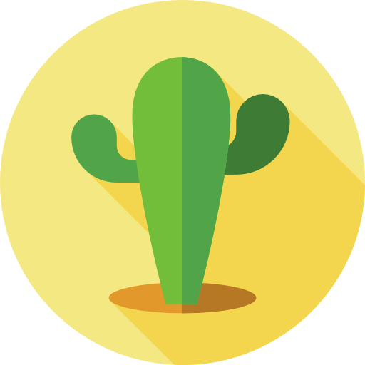Cactus Free Icon - Circle (512x512)