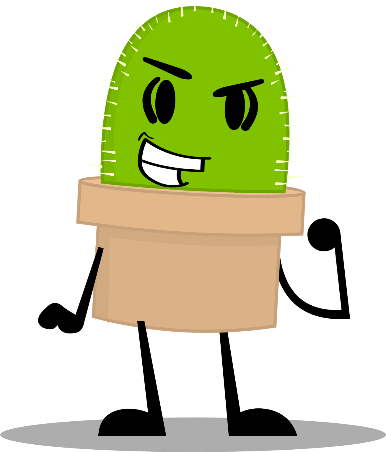 Cactus New Pose - Object Terror Cactus (1306x1548)