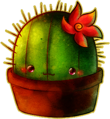 Cuddle Cactus - Chibi Cactus (400x400)