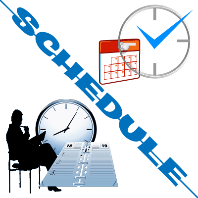 Schedule - Effective Time Management: Or Color Me... In Secret (400x400)