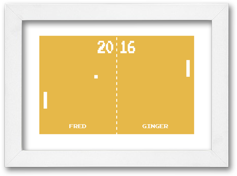Pong Personalised Gift For Couples - Display Device (500x500)