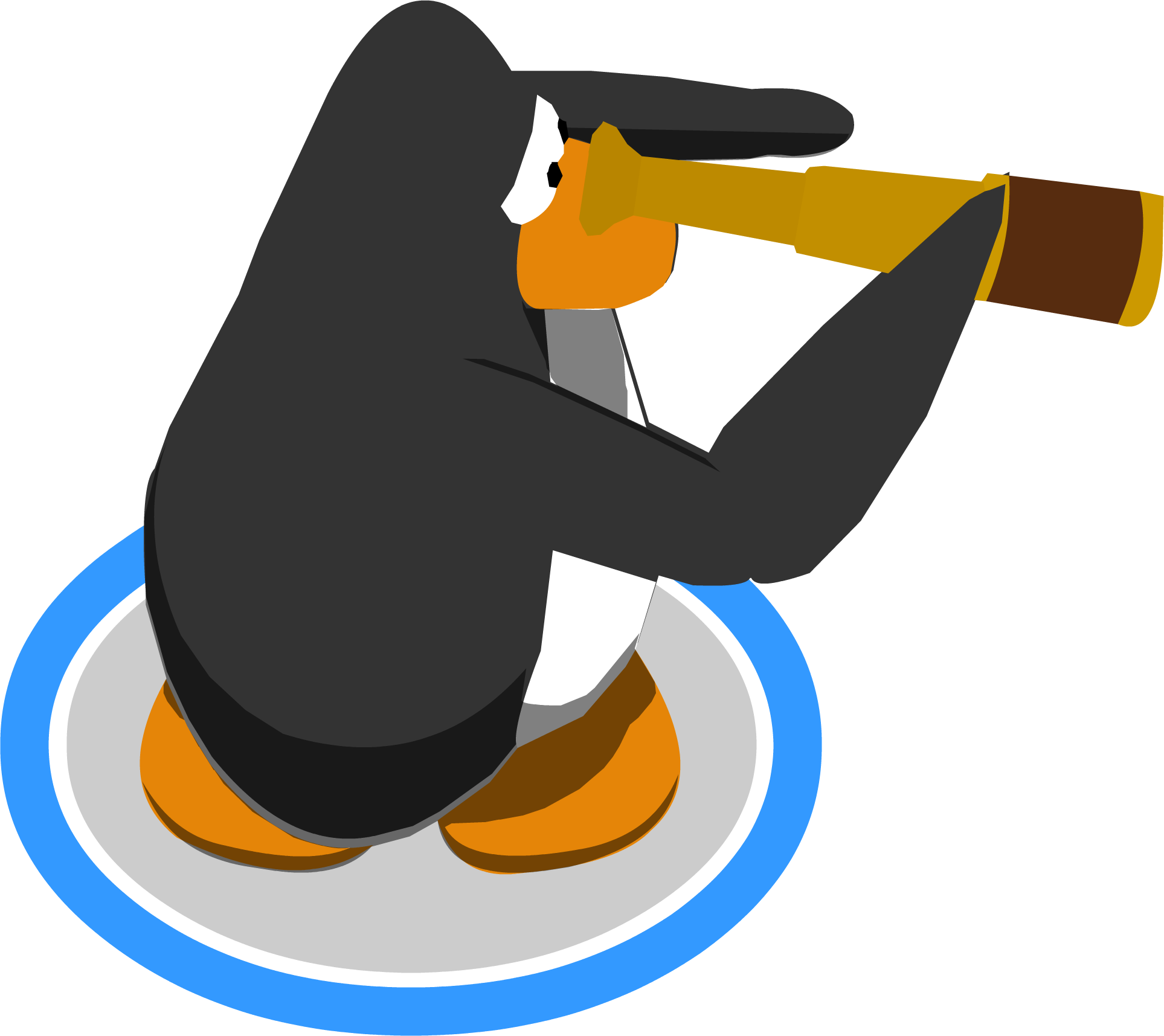 Penguin Dance Telescope - Telescope (1927x1715)