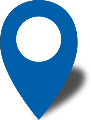 Simple Location Map Pin Icon2 Blue Free Vector Data - School (305x400)