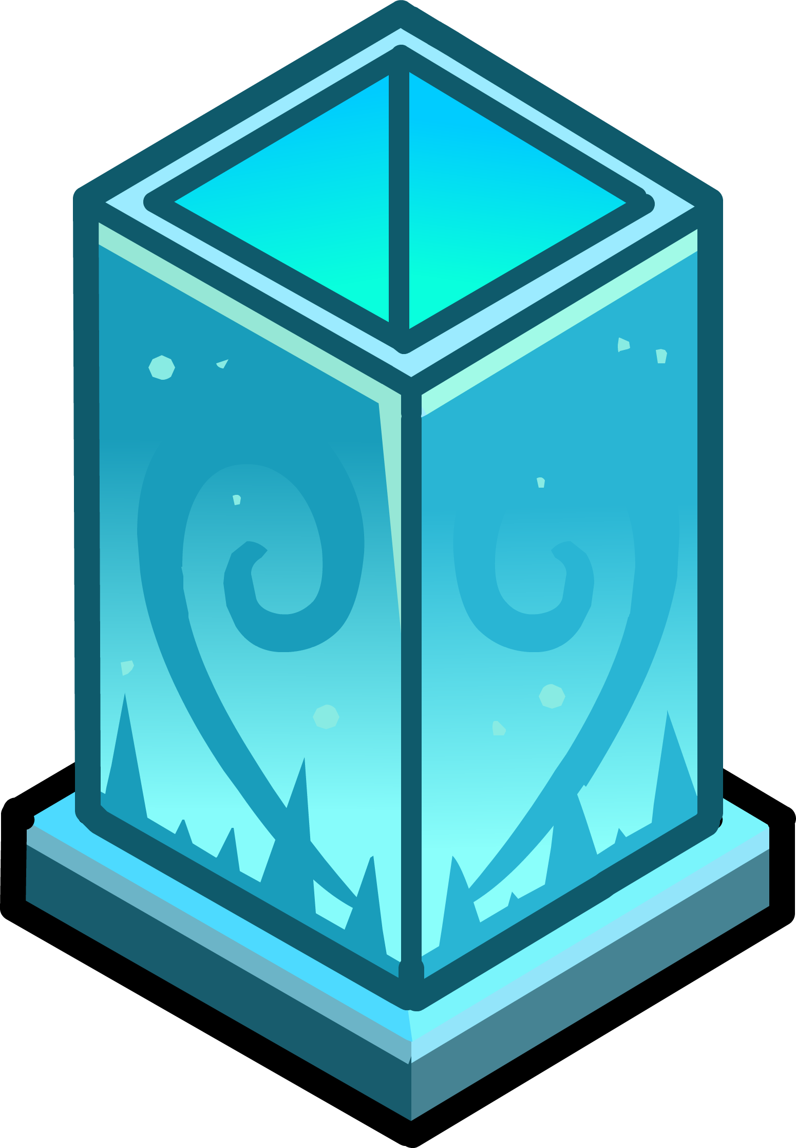 Ice Lantern - Cross (1550x2234)