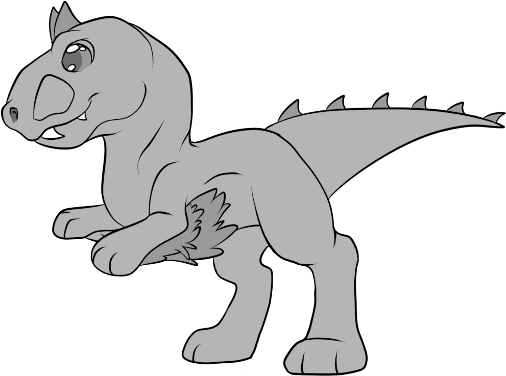 Micro T-rex By Bluecomet5 - Cartoon (1024x789)
