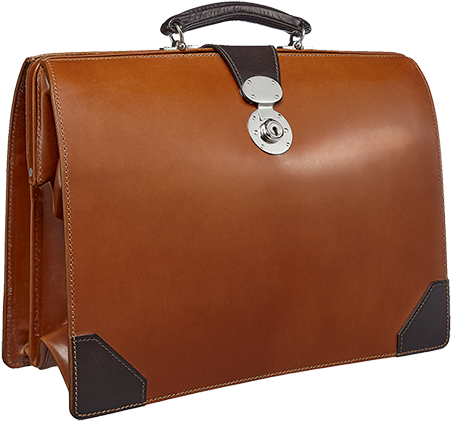 Classic Top Frame Briefcase - Artificial Leather (600x600)