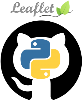Python Logo Clipart Tail - Leaflet (500x354)