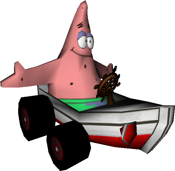 Nicktoons Racing Patrick Star - Patrick Star (750x650)