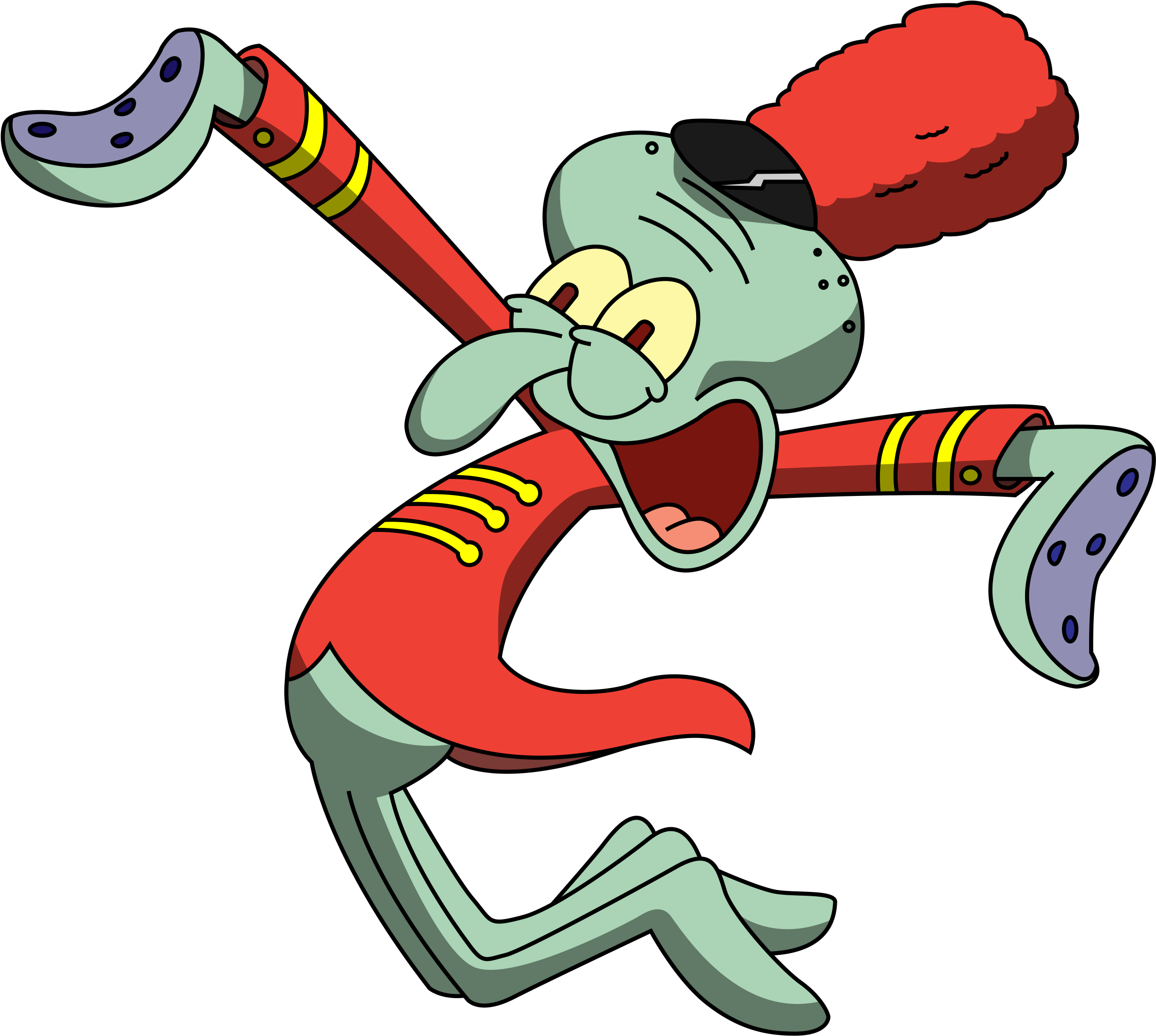 Squidward Tentacles Patrick Star Aesthetics Krusty - Squidward Tentacles (2438x2181)
