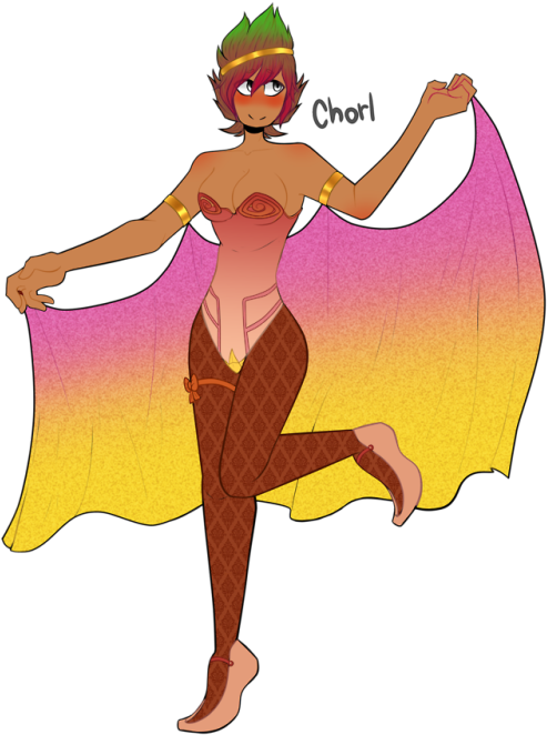 Chorl The Performer - Cartoon (500x662)