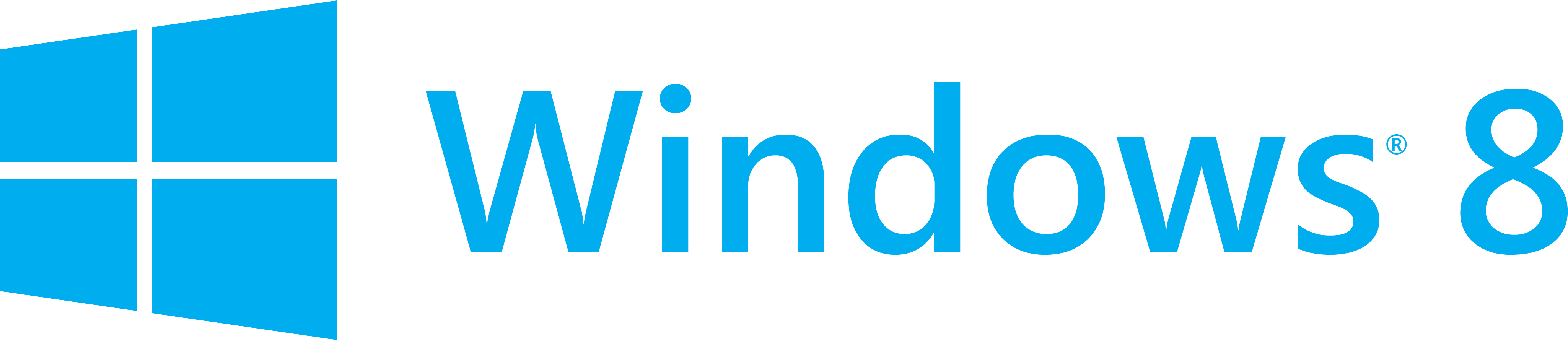 Windows 8 Logo - Microsoft Windows 10 Logo (4741x1000)