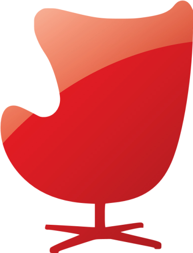 Web 2 Ruby Red Chair 2 Icon - Chair (512x512)