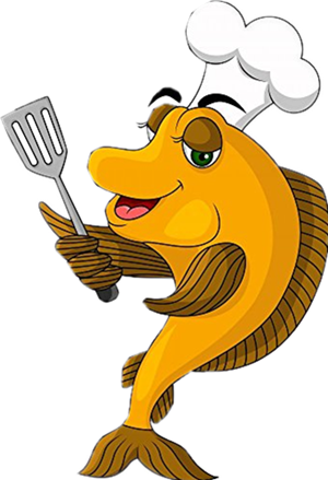 Fish - Funny Cartoon Fish (300x439)