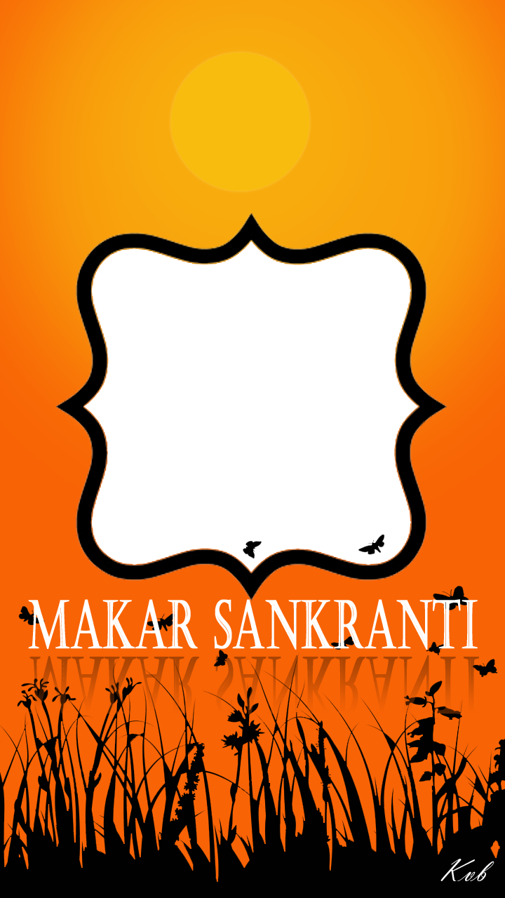 Simple Makarsankranti Frame - Rosary (720x1280)