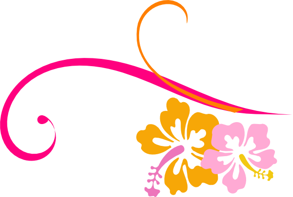 Hibiscus Clip Art (600x405)