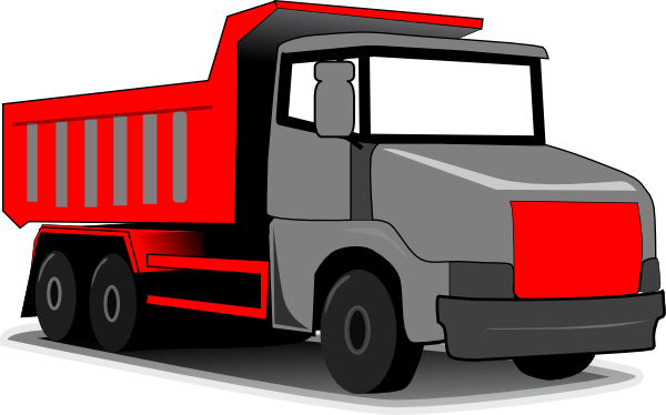 Dump Truck Clip Art (600x374)