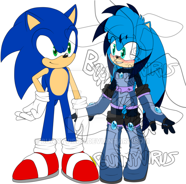 Sonic And Luna - Hedgehog (600x600)