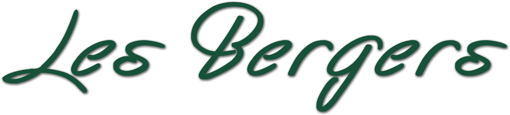 Les Bergers - Calligraphy (1801x444)