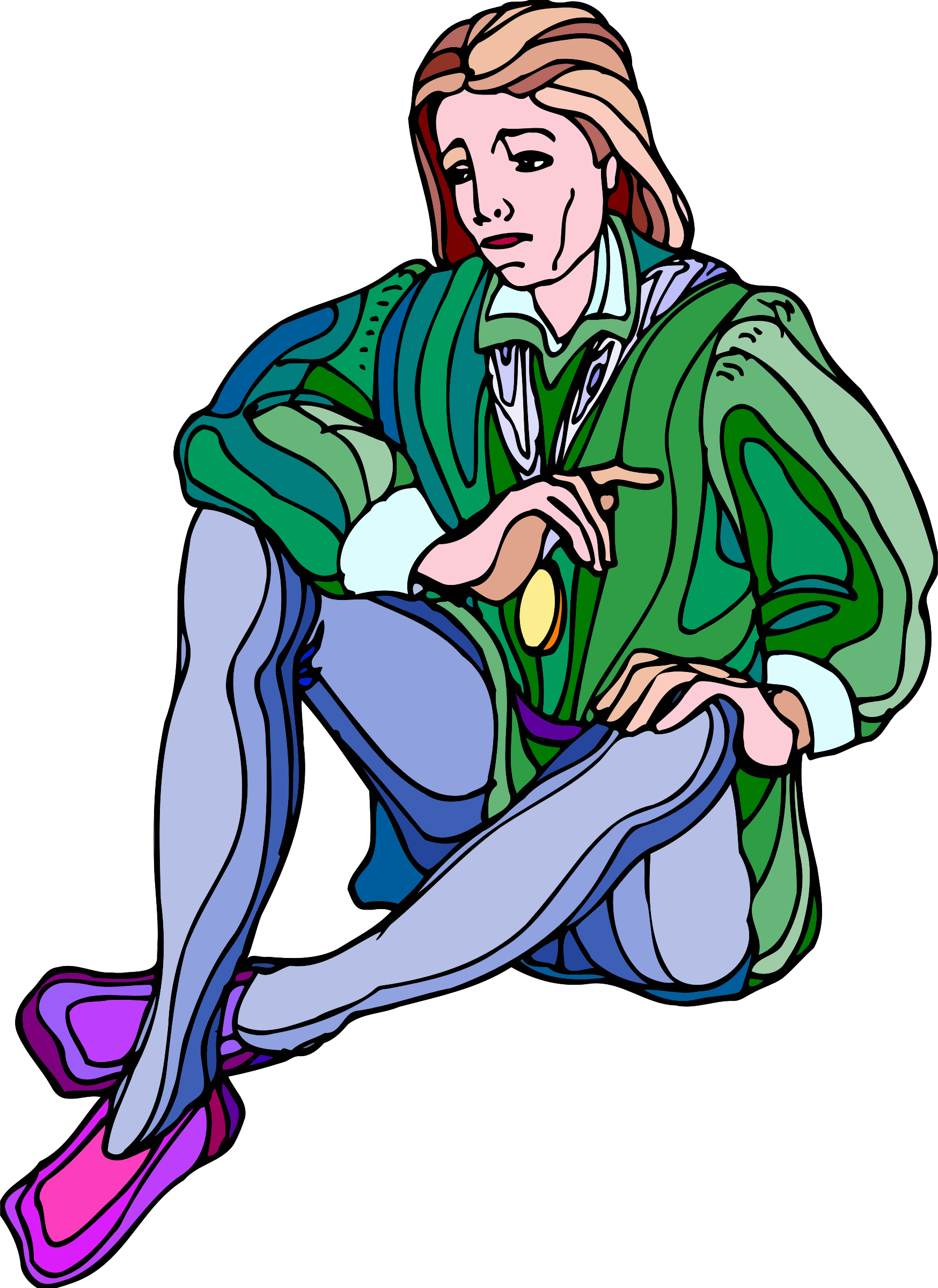 Hamlet - Gertrude Hamlet Clipart (1748x2400)