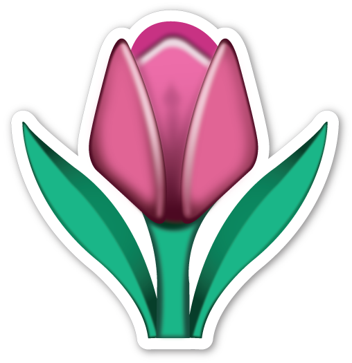 Tulip - Emoji Tulip (508x525)