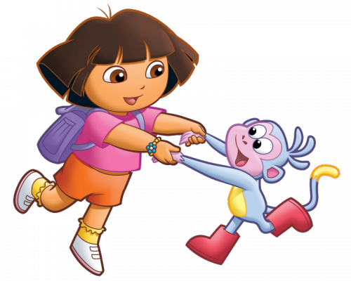 Mytmodarticle1lb - Dora And Boots Dancing (500x400)