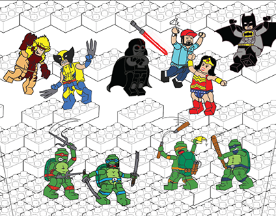 Lego Superhero Tattoo Designs (404x316)
