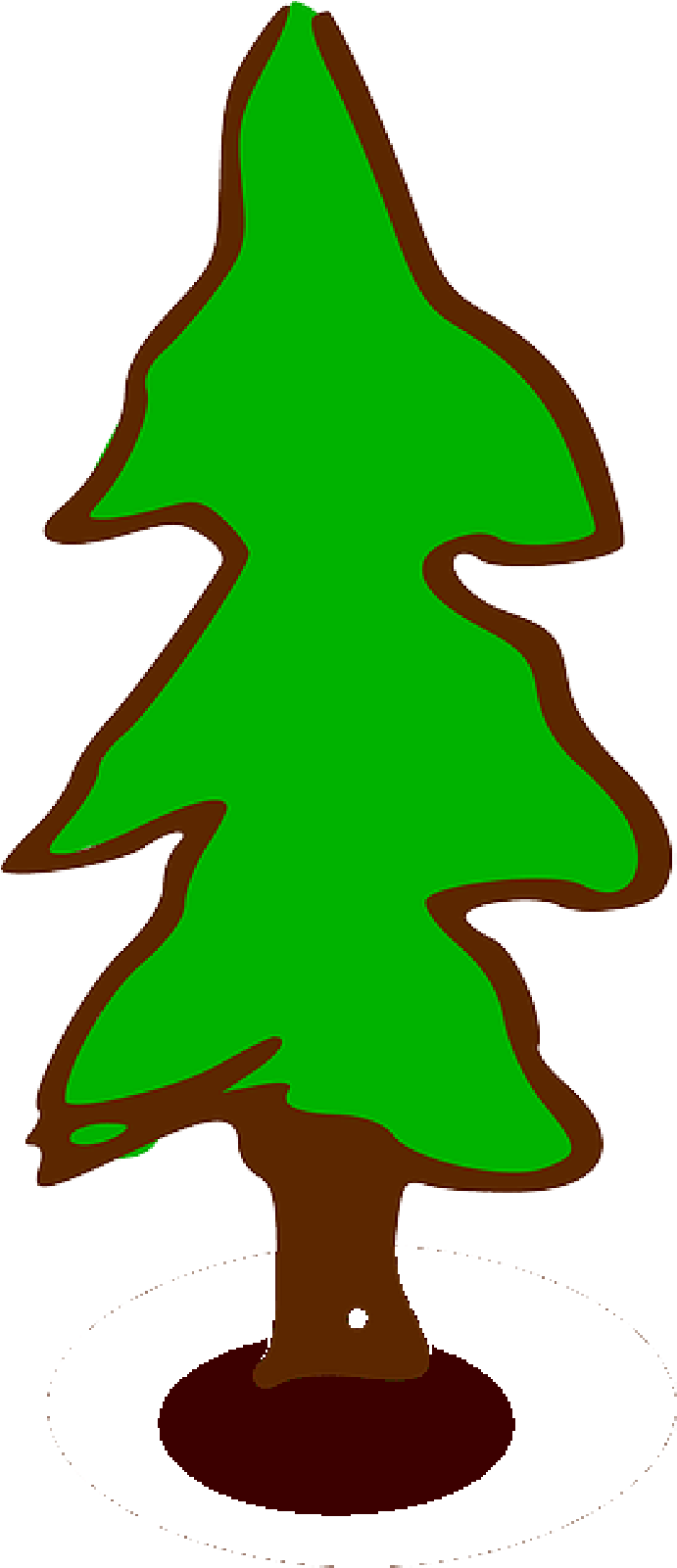 Tree, Signs, Symbols, Elements, - Clip Art (800x1600)