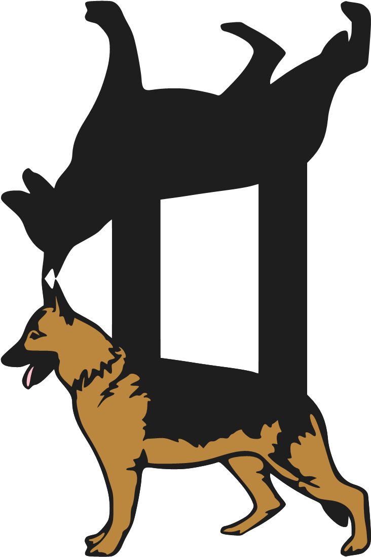 German Shepard - Dog Vector (754x1118)