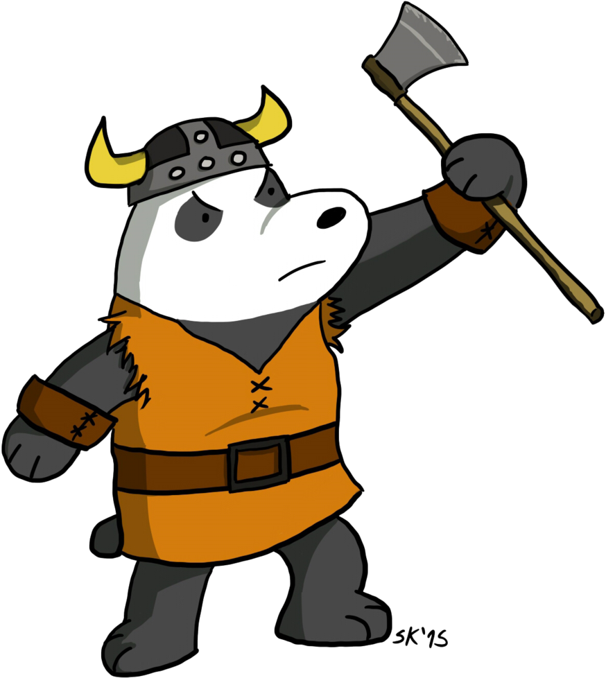 Vinking Panda By Shadowkill94 Vinking Panda By Shadowkill94 - Cartoon (1024x1124)