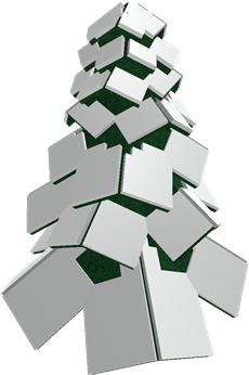 Winter Pine Tree - Christmas Tree (420x420)