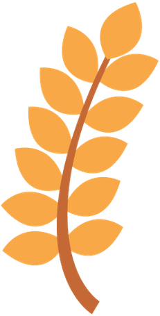 Wreath Leafs Gluten Icon - Rice (511x550)