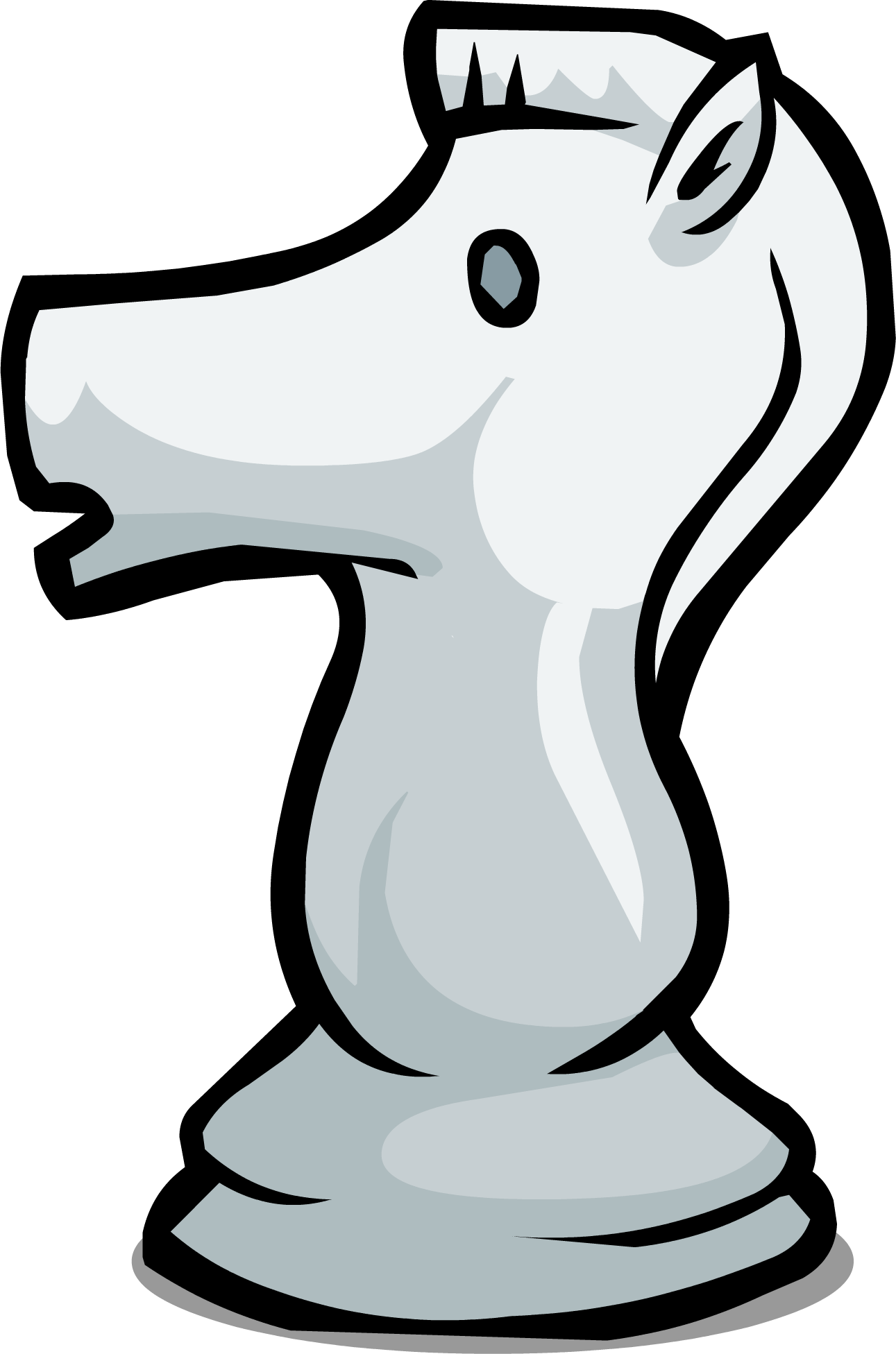 Chess Knight Sprite 003 - Chess (1291x1952)