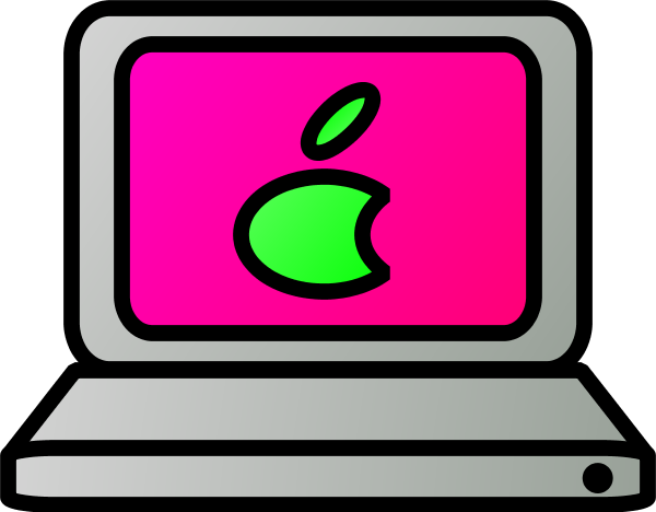 Clipart For Pc - Mac Clip Art (600x468)