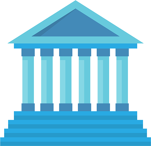 Blue Courthouse Blue Courthouse - Facade (500x482)