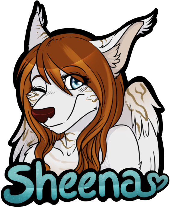 Sheena Badge - Cartoon (565x693)