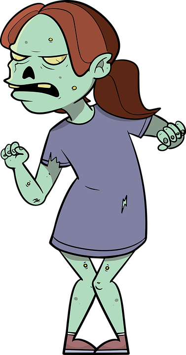 Zombie Clipart Creative Commons - Zombie (377x720)