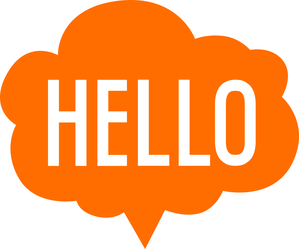 Hello - Hello Icon Png (1024x851)
