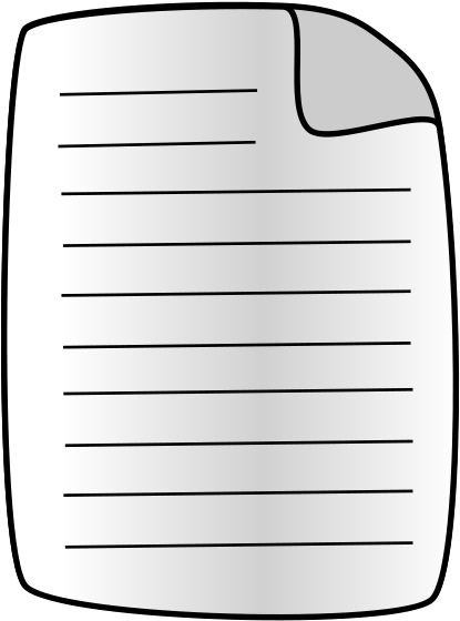 Page Or Document Medium 600pixel Clipart, Vector Clip - Parallel (459x600)