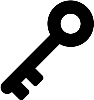 Key Club - Key Vector Icon (350x350)