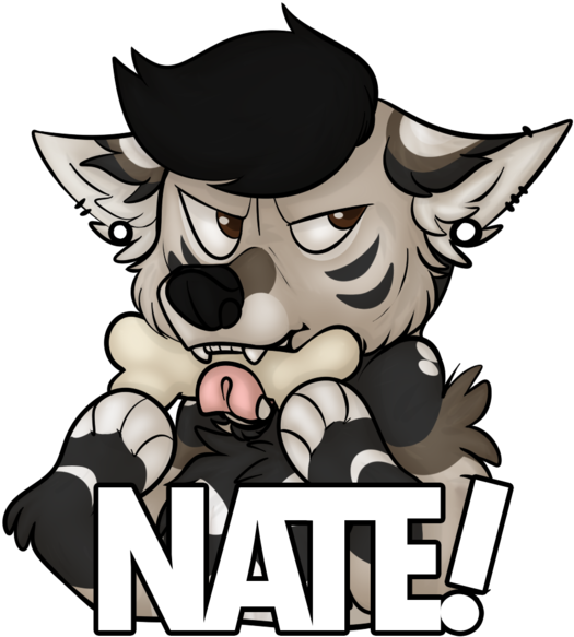 Nate's Badge - Cartoon (600x601)