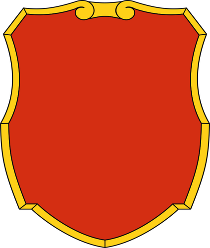 Red Shield - Shield Png Red (500x589)